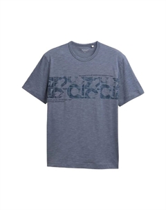 Хлопковая футболка, зеленый Tom tailor