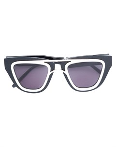 Солнцезащитные очки с контрастной окантовкой Smoke x mirrors