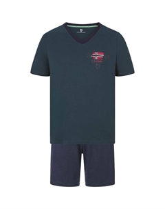 Короткая пижама Эдин, синий Jan vanderstorm