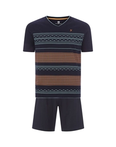 Короткая пижама rudewin, синий Jan vanderstorm