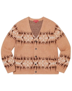 Кардиган Abstract Stripe Cardigan 'Light Brown', коричневый Supreme