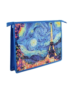 Папка для тетрадей а4, 325 х 230 х 55 мм, молния сверху, пластиковая, пм-а4-29 Calligrata