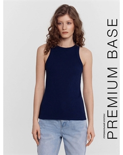 Топ женский в рубчик синий Mark formelle