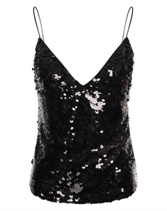 Топ с отделкой пайетками Mvst