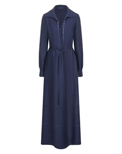 Платье изо льна и шелка Mvst