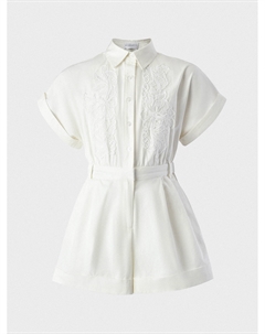 Полукомбинезон с кружевными вставками Ermanno scervino