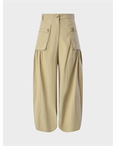 Брюки-бананы с накладными карманами Max&co