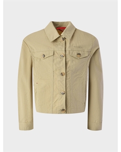 Куртка с нагрудными карманами, бежевая Max&co