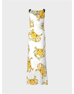 Платье с принтом "крабы" Msgm