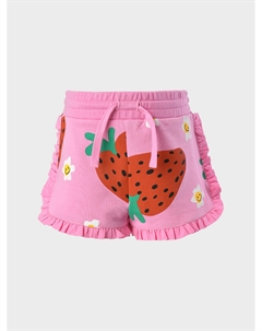Шорты с принтом "клубника" Stella mccartney