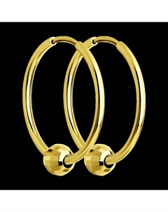Серьги из желтого золота Sokolov
