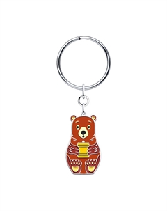 Брелок из золочёного серебра с эмалью Sokolov