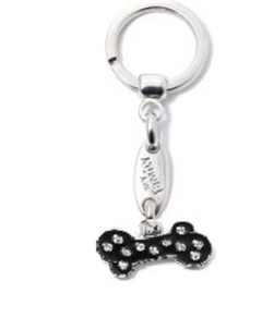 Брелок chic Косточка черный большой My family
