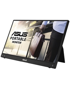 Монитор 15,6" ZenScreen MB16ACV 1920x1080, IPS, 16:9, 250cd/mІ, 800:1, 5ms(GTG), 60Hz, 178°/178°, USB-C, Flicker Free, blue light filter, USB Typ Asus
