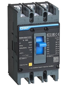 Автоматический выключатель в литом корпусе 205883 NXM-63S/3P 16А 25кА (R) Chint