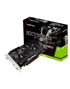 Видеокарта PCI-E GeForce GTX 1050 Ti (VN1055TF41) 4GB GDDR5 128bit 14nm 1291/7008MHz DVI HDMI DP Biostar