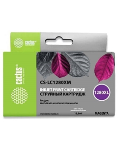 Картридж Cactus CS-LC1280XM, пурпурный / CS-LC1280XM