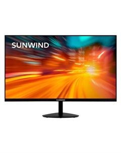 27" Монитор SunWind SUN-M27BA102, 1920x1080, VA, 75Гц, 1хHDMI, черный Sunwind