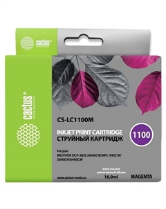 Картридж Cactus CS-LC1100M, пурпурный / CS-LC1100M