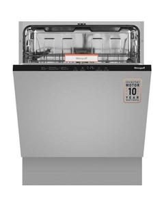 Встраиваемая посудомоечная машина WEISSGAUFF BDW 6026 Inverter Infolight, полноразмерная, ширина 59.8см, полновстраиваемая, загрузка 12 комплектов Weissgauff