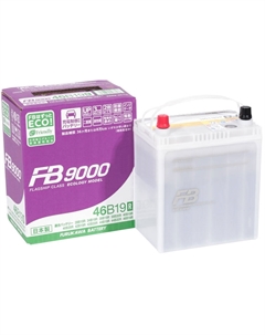 Автомобильный аккумулятор 9000 43 Ач прямая полярность B19R Furukawa battery