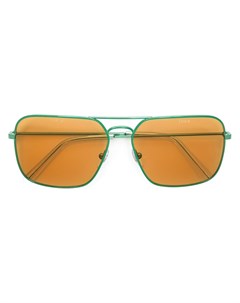 Gosha rubchinskiy солнцезащитные очки retrospective future 48 зеленый Gosha rubchinskiy