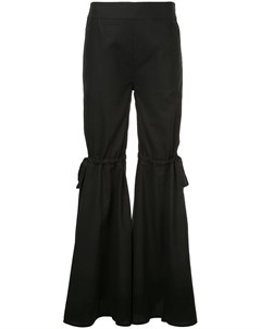 Teija расклешенные брюки с бантами 8 черный Teija