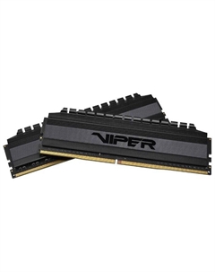 Комплект памяти DDR4 DIMM 16Gb (2x8Gb), 4000MHz, CL19, 1.35 В,, Viper 4 Blackout (PVB416G400C9K) Patriot memory