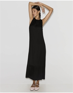 Платье-халтер миди черного цвета 2mood