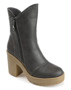 Женские ботильоны на платформе Jaquie, серый Journee collection