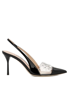 Туфли-лодочки с открытой пяткой, черный Miu miu