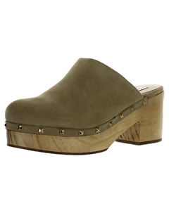 Женские сабо с заклепками Brooklyn-1, цвет taupe suede Steve madden