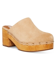 Женские сабо с заклепками Brooklyn-1, серо-коричневый Steve madden