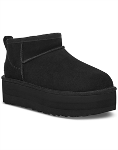Угги детские Classic Ultra Mini на платформе, черный Ugg