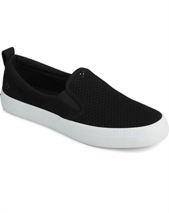 Женские перфорированные слипоны Crest Twin Gore, черный Sperry