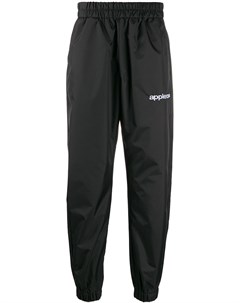 Applecore спортивные брюки с вышитым логотипом l черный Applecore