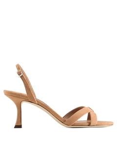 Сандалии Elsy 65 мм, коричневый Jimmy choo