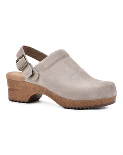 Женские сабо на платформе с открытой пяткой White mountain