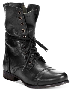 Женские ботинки Troopa на шнуровке, черный Steve madden