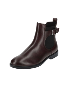 Ботильоны из кожи/текстиля, коричневый Ecco