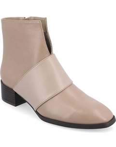 Женские двухцветные ботильоны из пеноматериала Kyler Tru Comfort с квадратным носком Journee collection