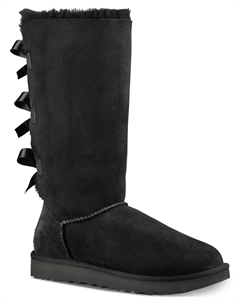 Угги женские Bailey Bow Tall II, черный Ugg