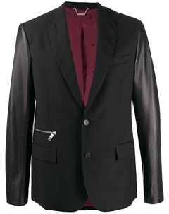 John richmond пиджак с контрастными рукавами 48 черный John richmond