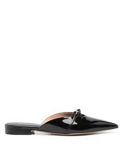 Мюли с бантом, черный Ferragamo