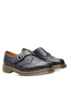 Туфли-монки 1461 с пряжкой, черный Dr. martens