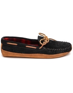 Мужские флисовые мокасины с двойным дном Minnetonka