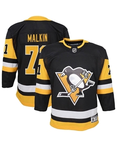 Домашняя майка премьер-игрока Big Boys Евгения Малкина Black Pittsburgh Penguins Outerstuff