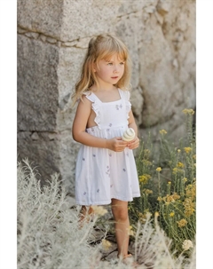 Платье из хлопка для детей, белый Tartine et chocolat