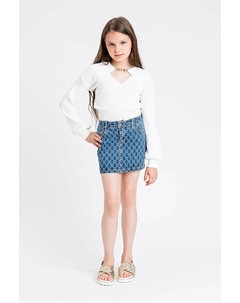 Детская джинсовая юбка, синий Twinset