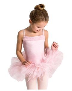 Платье-пачка с оборками и кокеткой для больших девочек Capezio